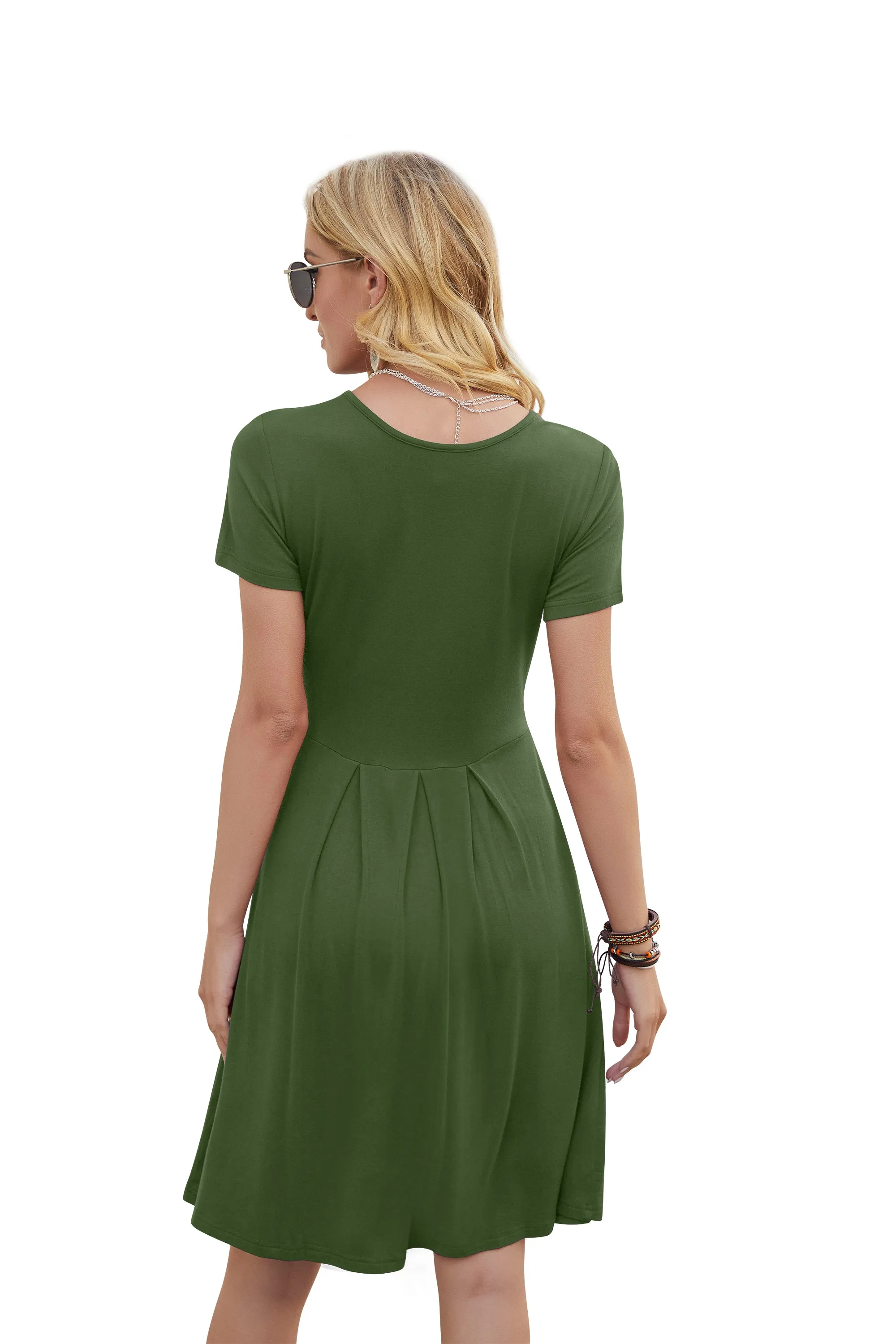 Short Sleeve Dresses with Pockets