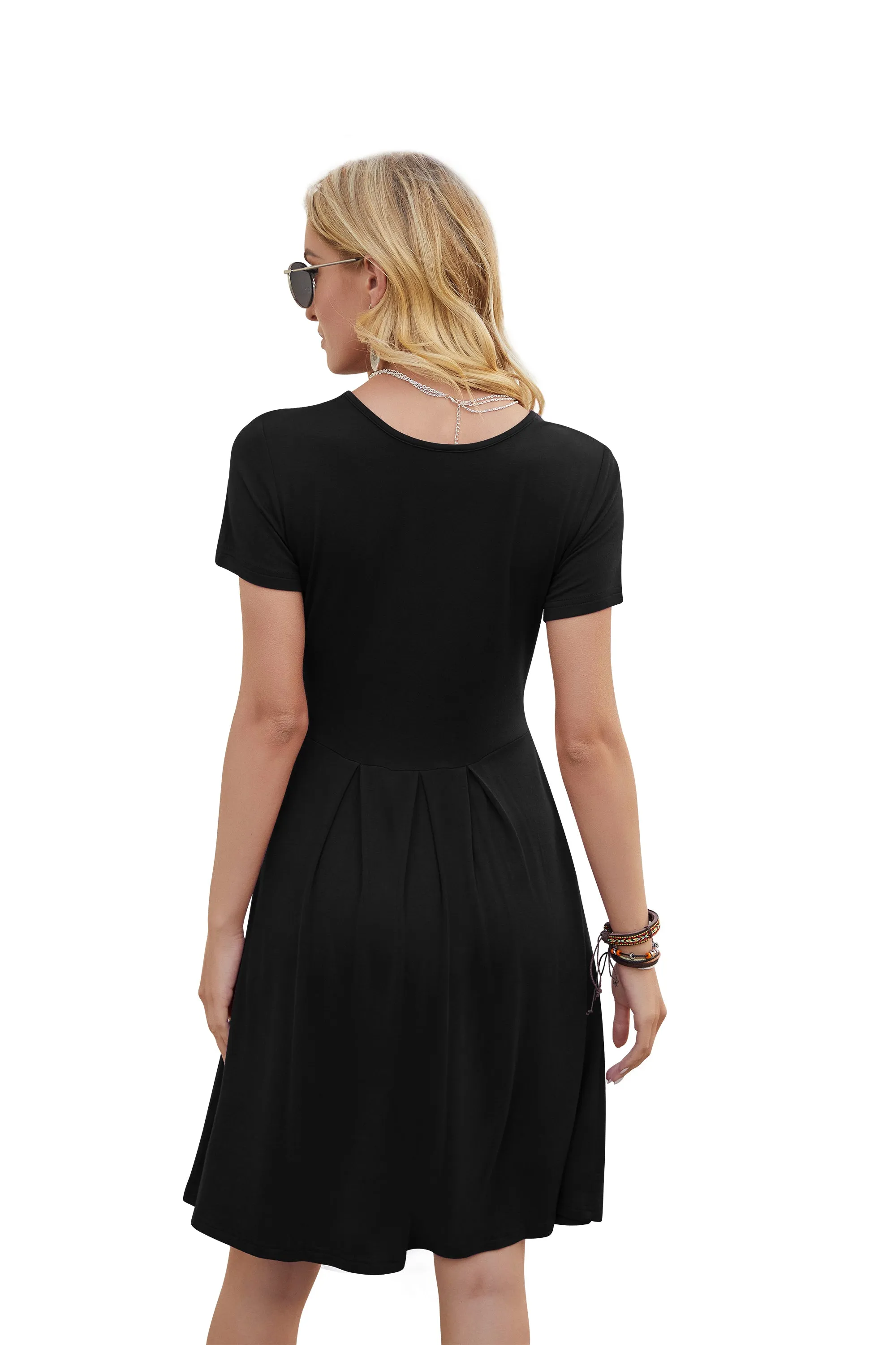Short Sleeve Dresses with Pockets