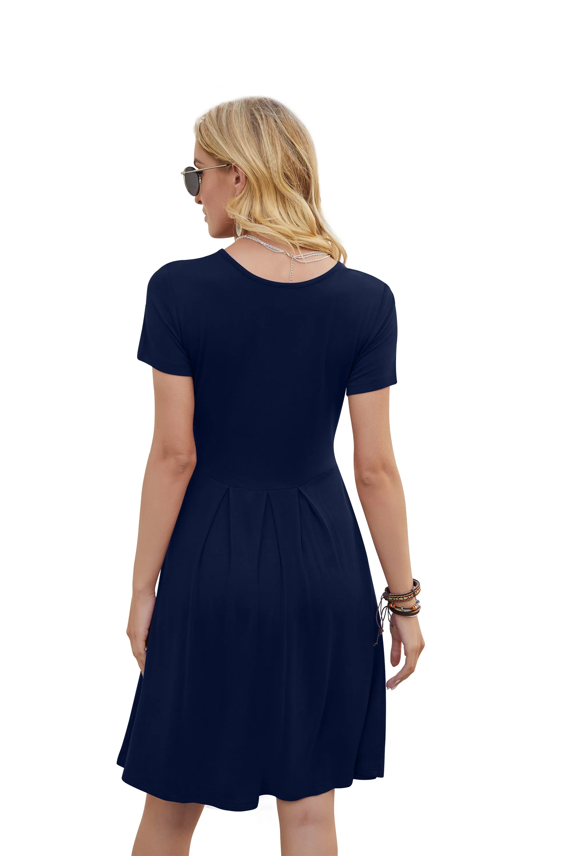 Short Sleeve Dresses with Pockets