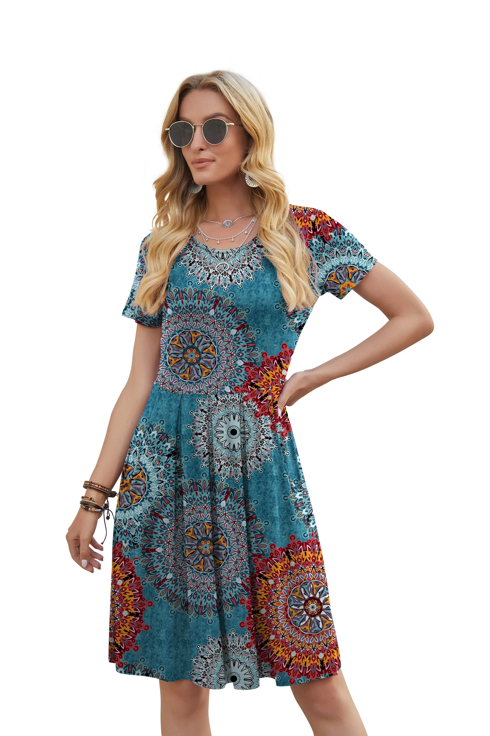 Short Sleeve Dresses with Pockets