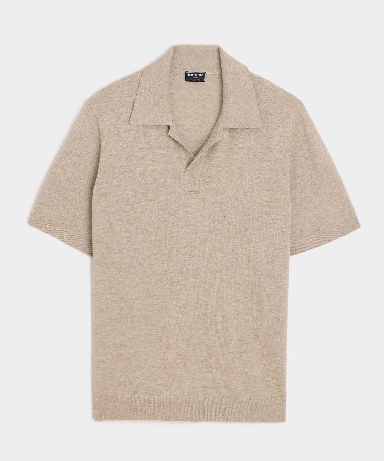 Silk-Cashmere Sweater Polo
