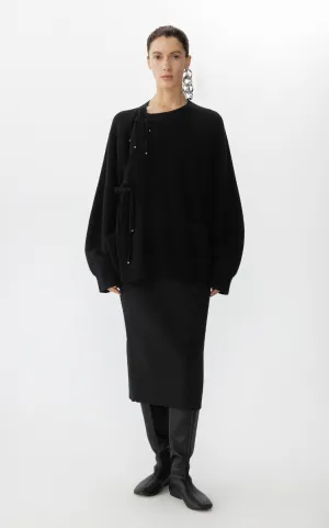 Skirt / JNBY Stretch Polyester Midi Skirt