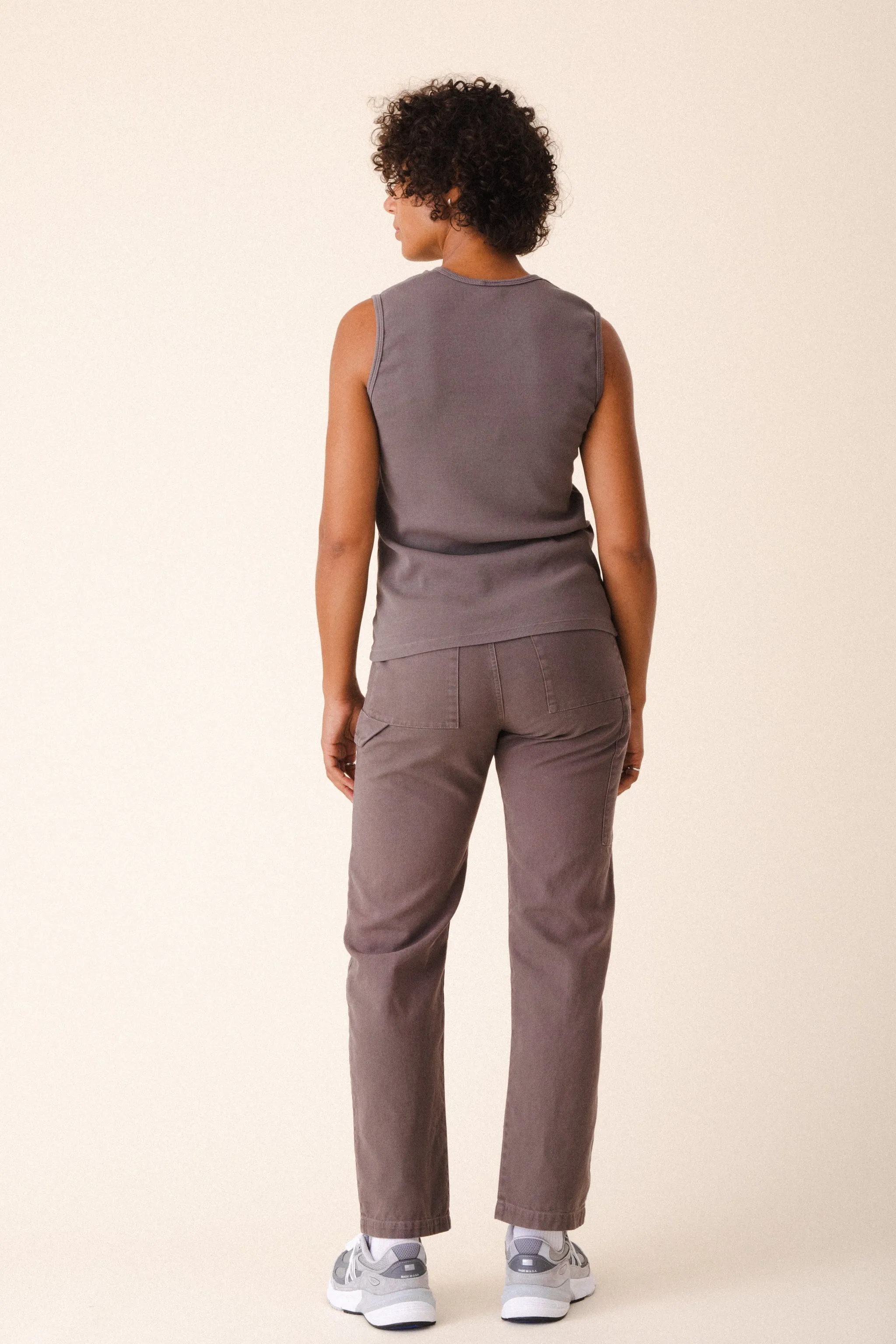 Sleeveless Soft V in Dior Gray