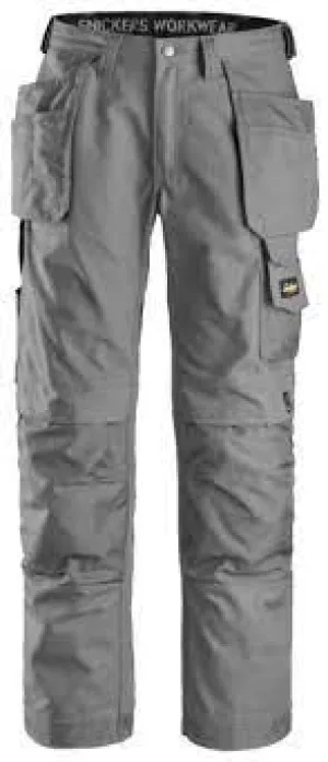 Snickers Craftsmen Holster Trousers Canvas Grey