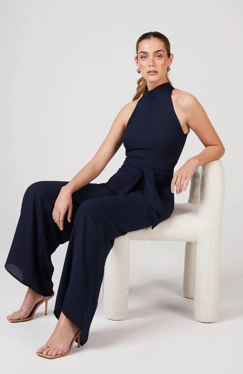 Soho Jumpsuit in Ink Navy Blue