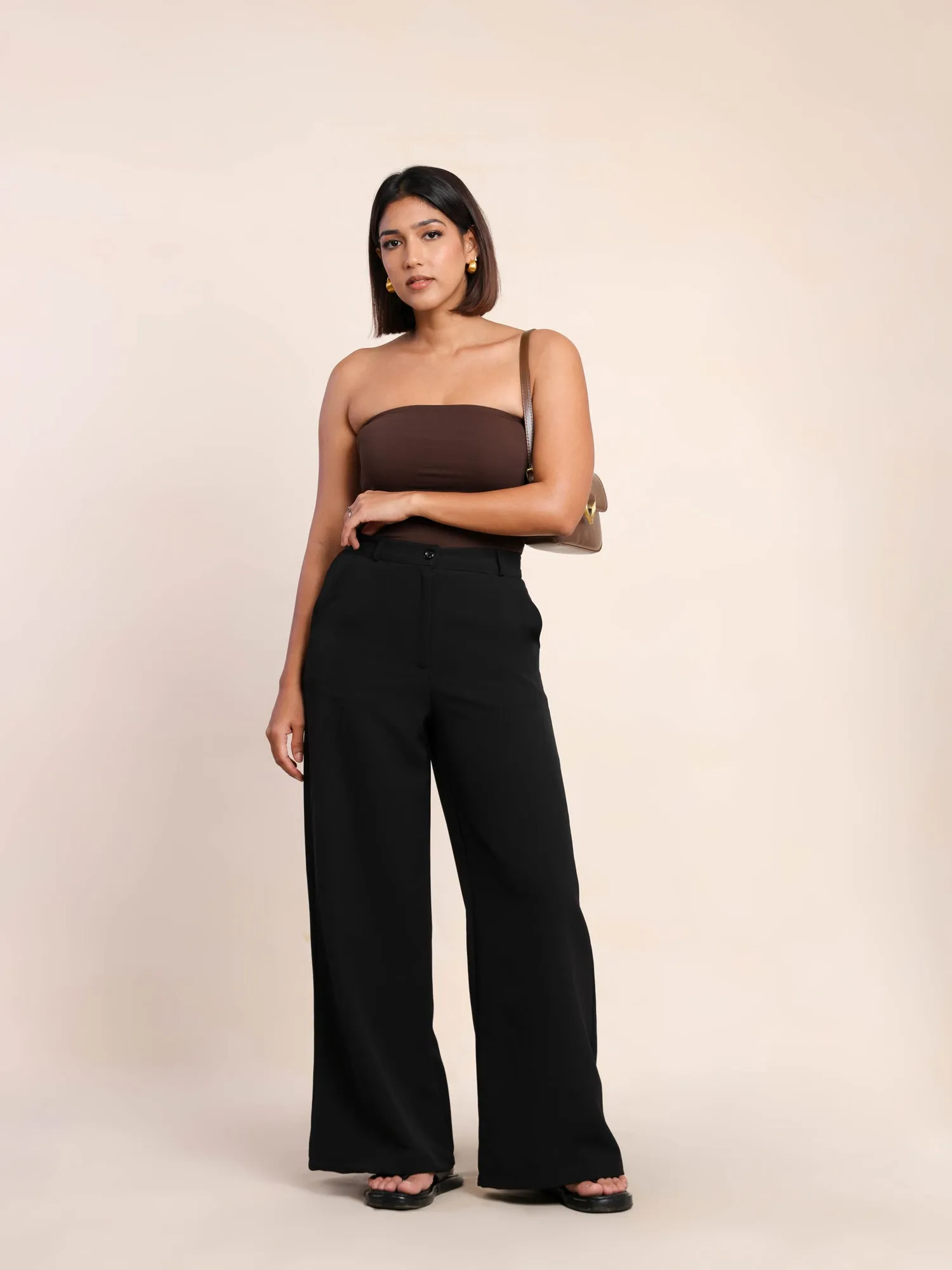 Straight Leg Basic Pant