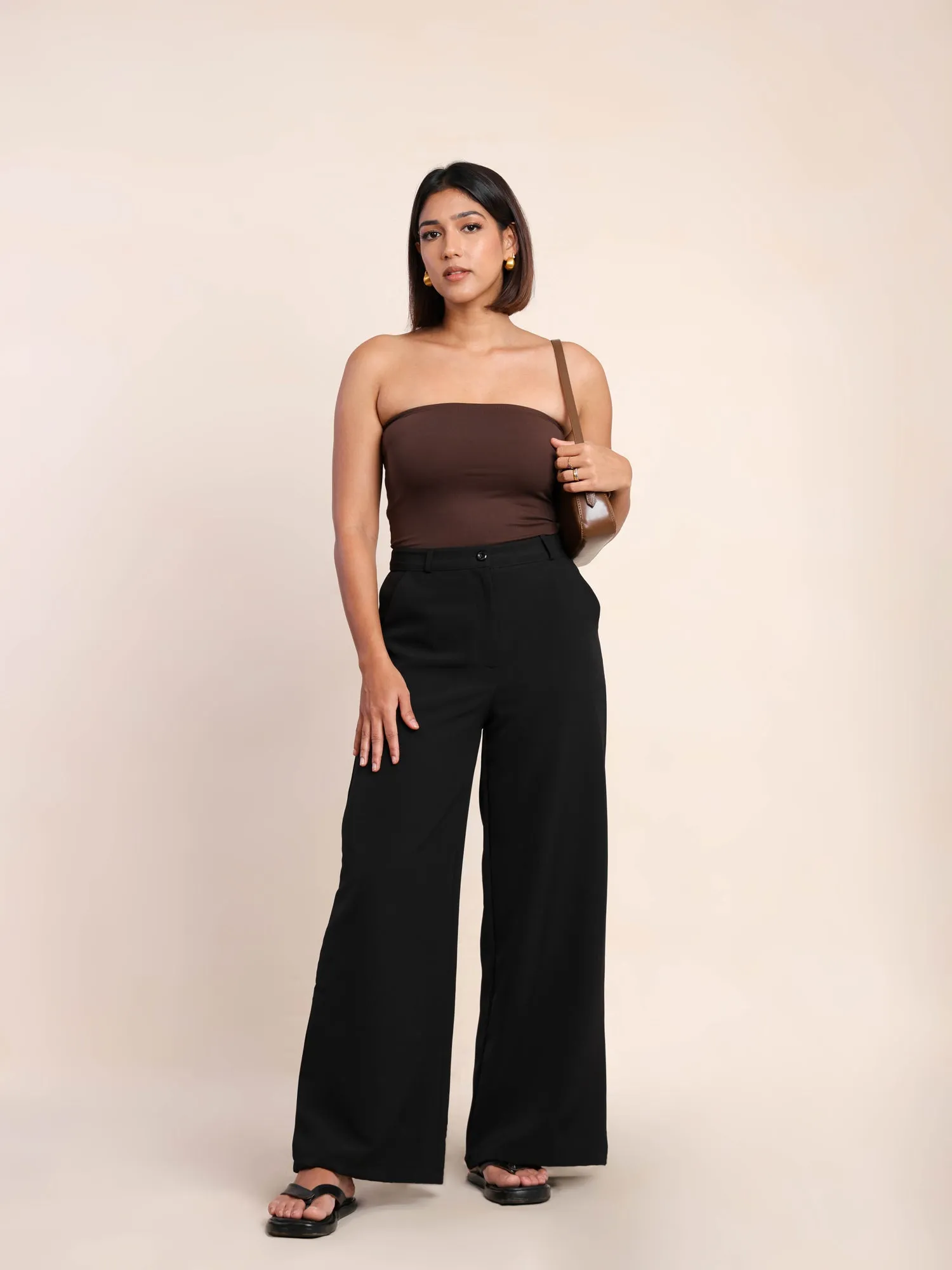 Straight Leg Basic Pant