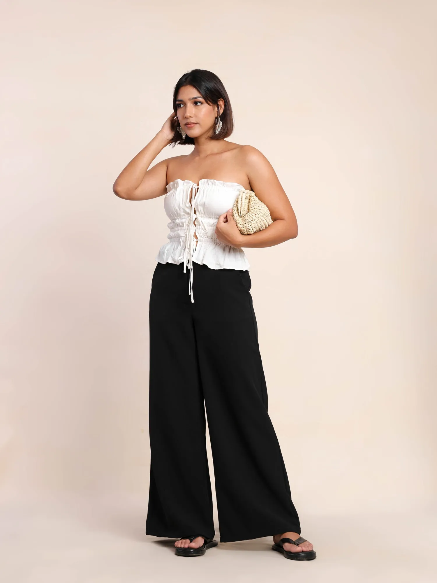 Straight Leg Basic Pant