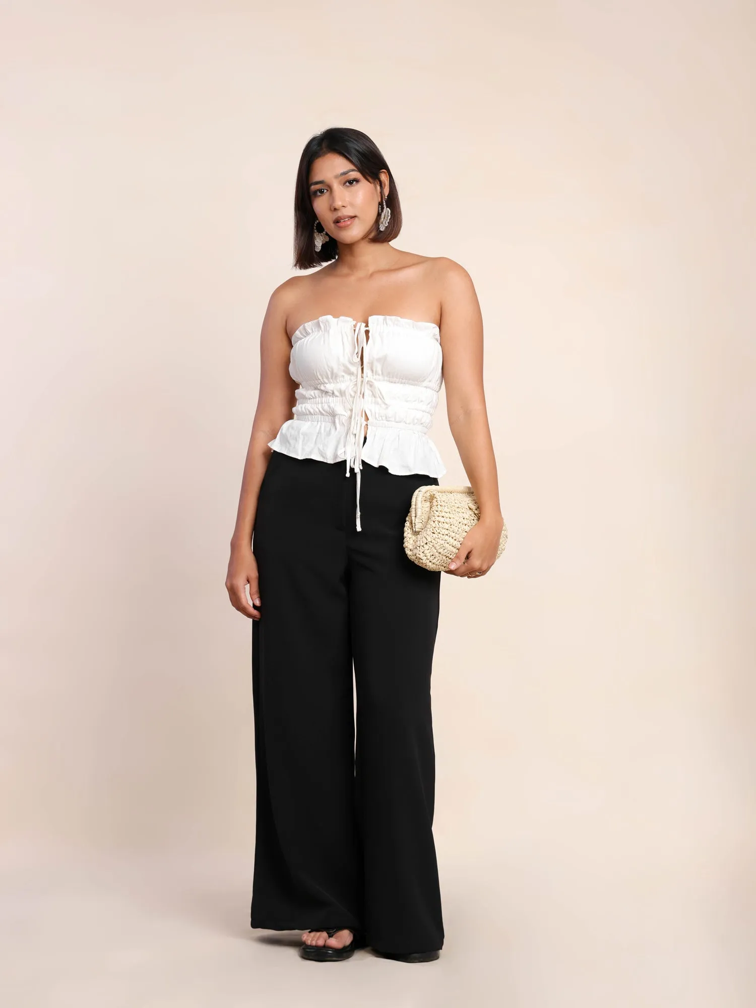 Straight Leg Basic Pant