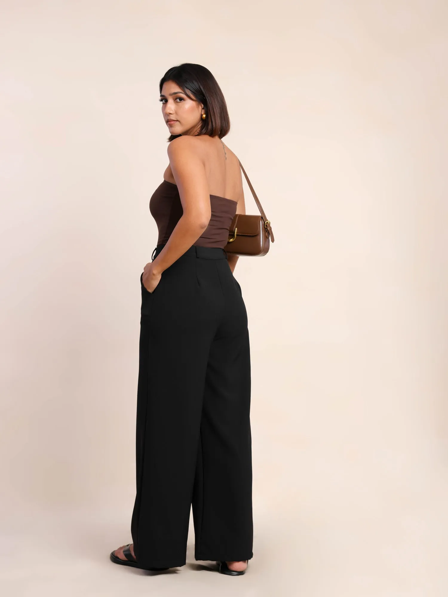 Straight Leg Basic Pant