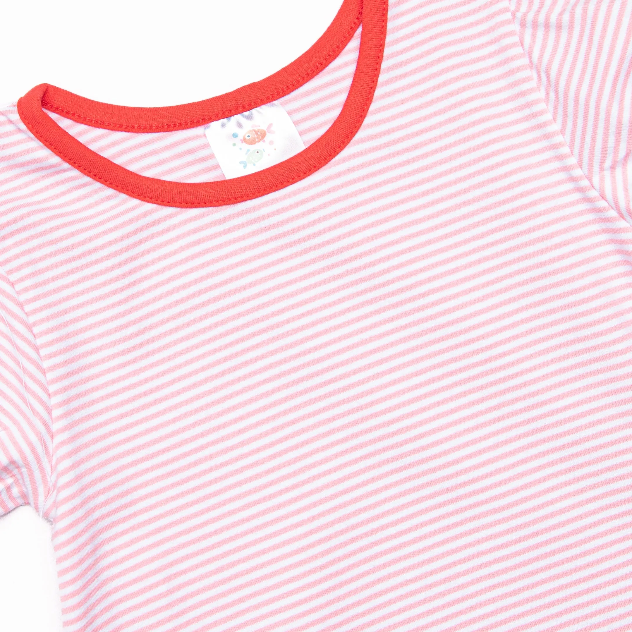 Sweet to the Core Applique Dress, Pink