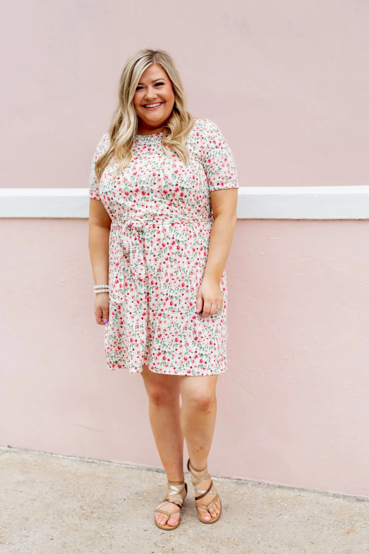 Taught My Heart To Love Floral Dress- Ivory