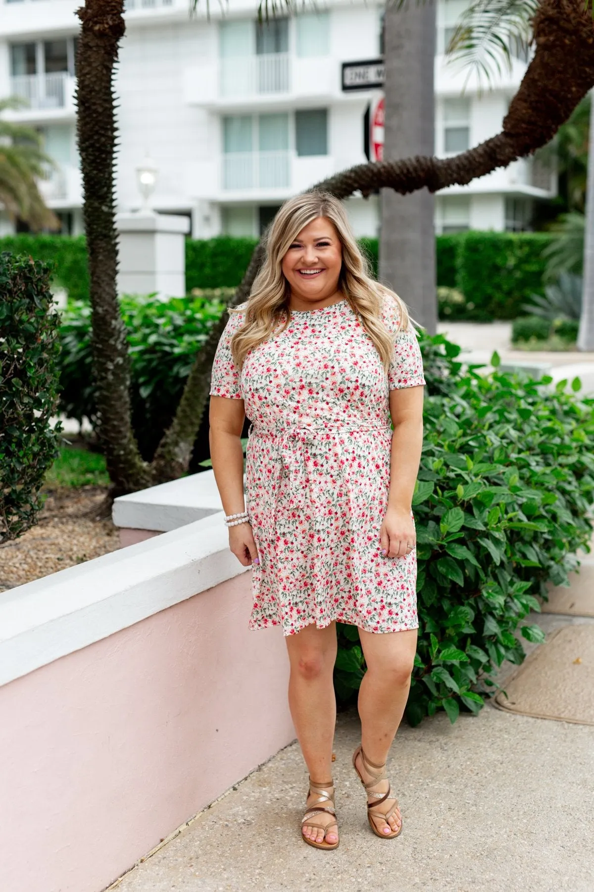Taught My Heart To Love Floral Dress- Ivory