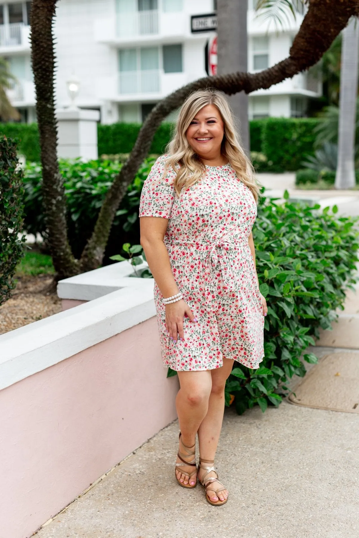 Taught My Heart To Love Floral Dress- Ivory