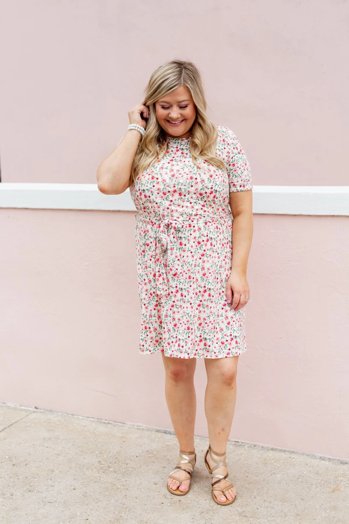 Taught My Heart To Love Floral Dress- Ivory