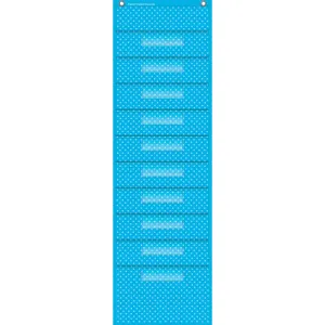 Teacher Created Resources Polka Dot Storage Pocket Chart