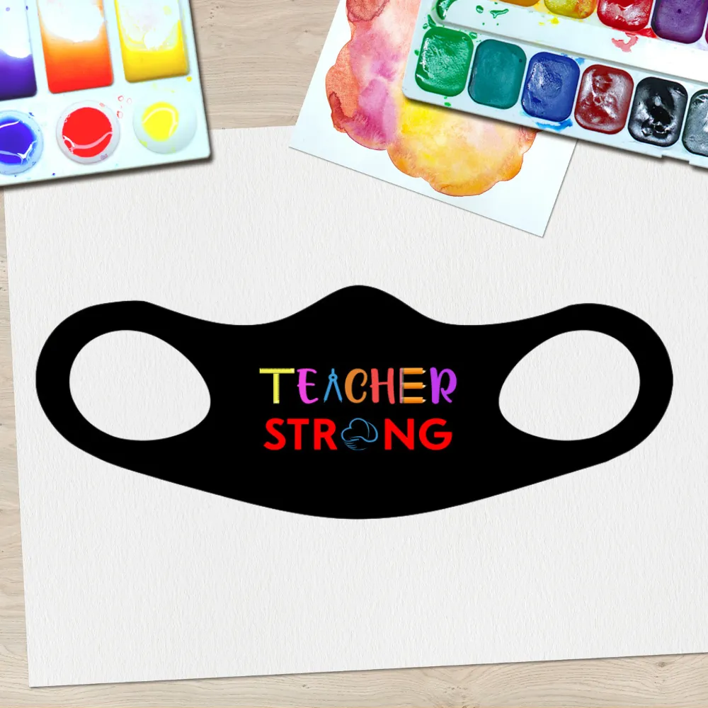 Teacher Strong Fitted Face Mask And Covering