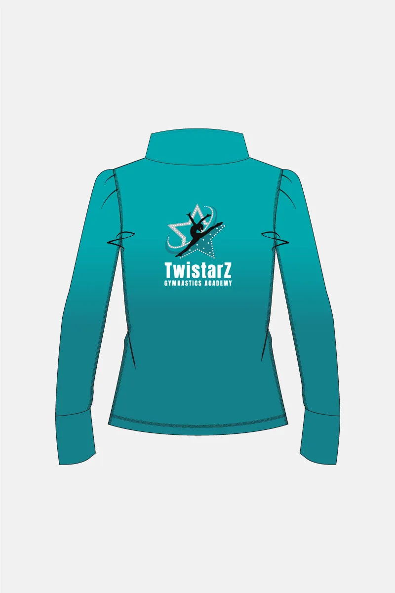 Teal Ombre Signature Fitted Jacket