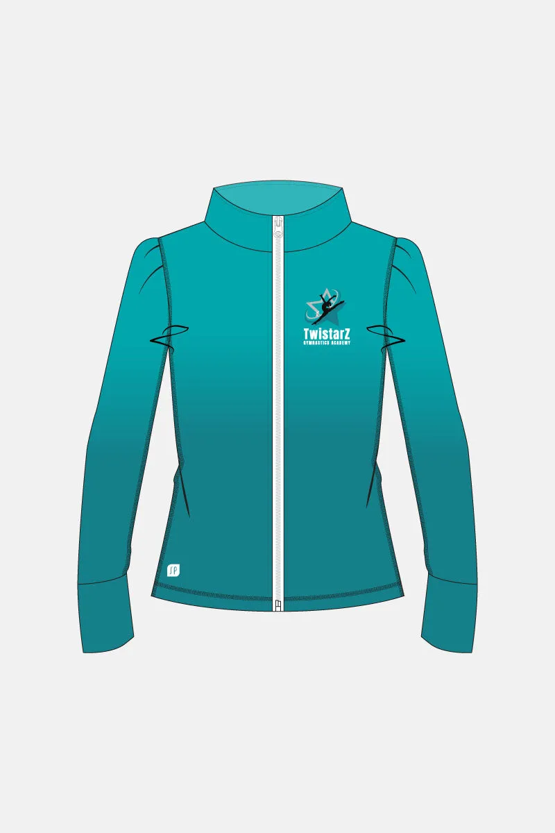 Teal Ombre Signature Fitted Jacket