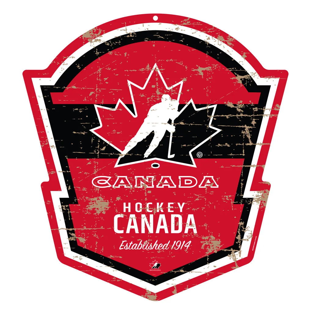 Team Canada 22" PVC Distressed Shield
