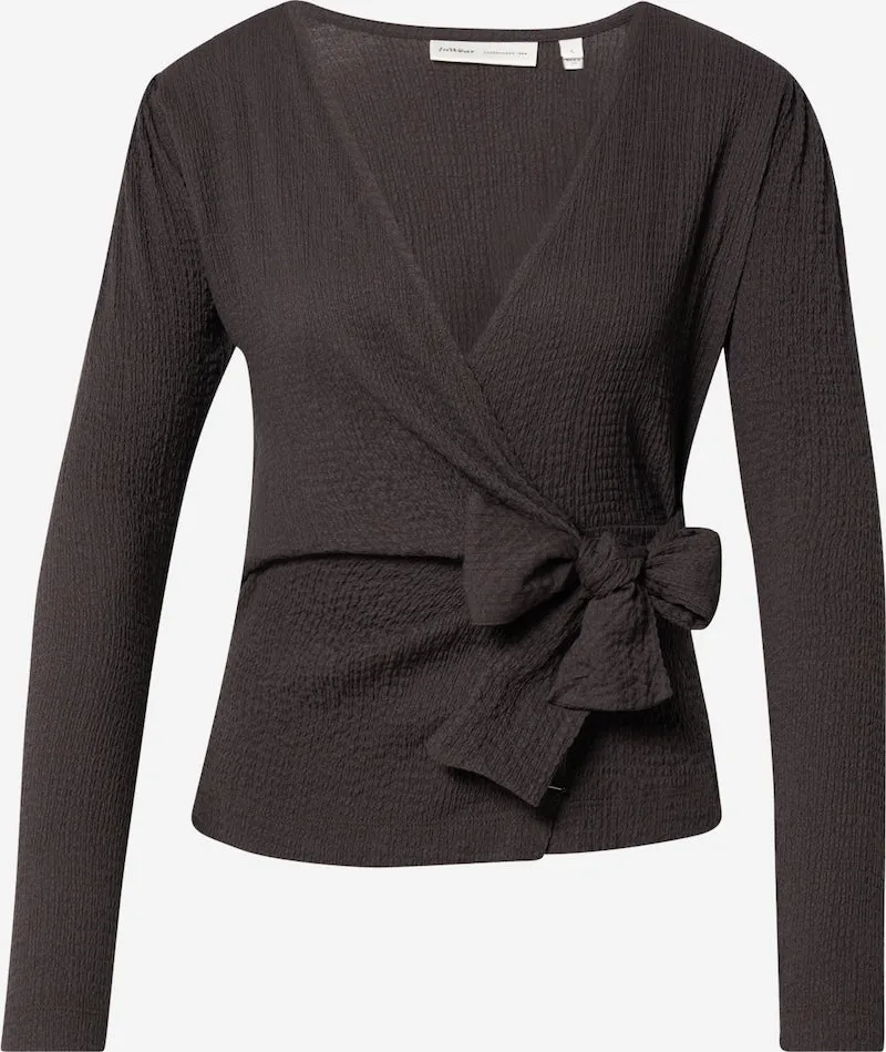 The Nemo Wrap Blouse by InWear - Truffle