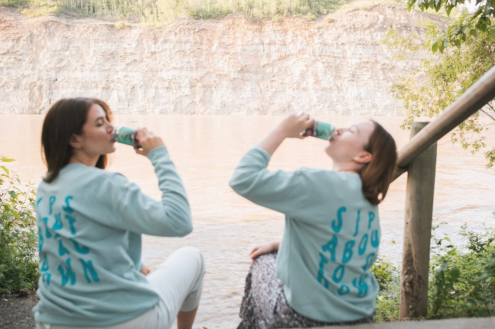 The SIPS ABOUT TO GO DOWN Sweatshirt