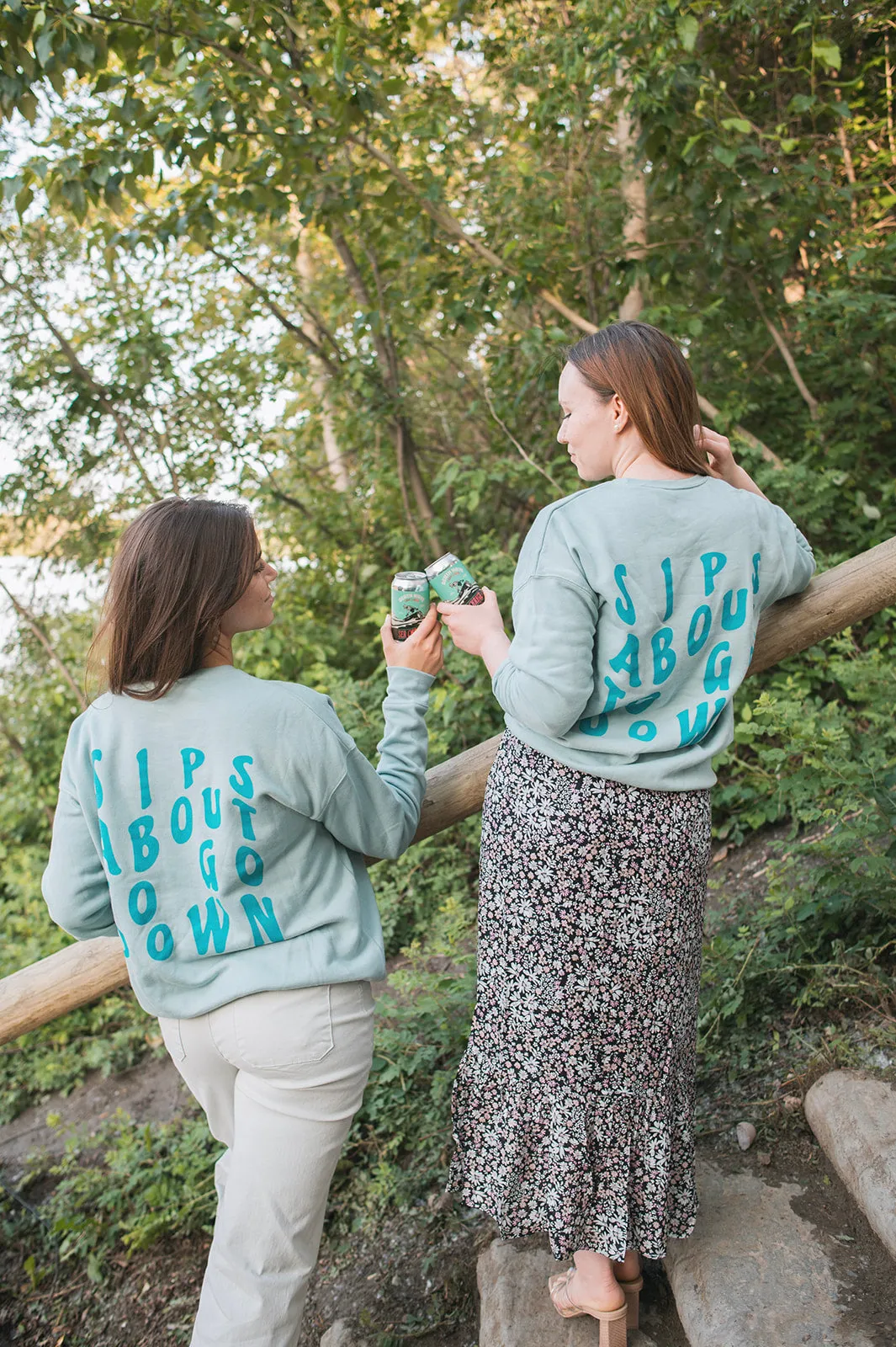 The SIPS ABOUT TO GO DOWN Sweatshirt