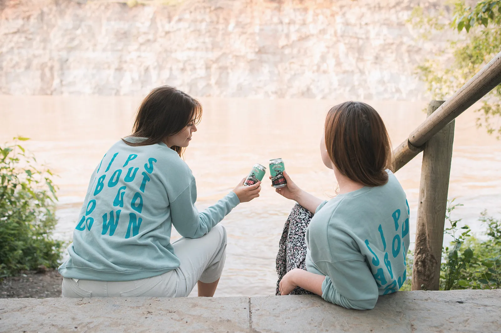 The SIPS ABOUT TO GO DOWN Sweatshirt