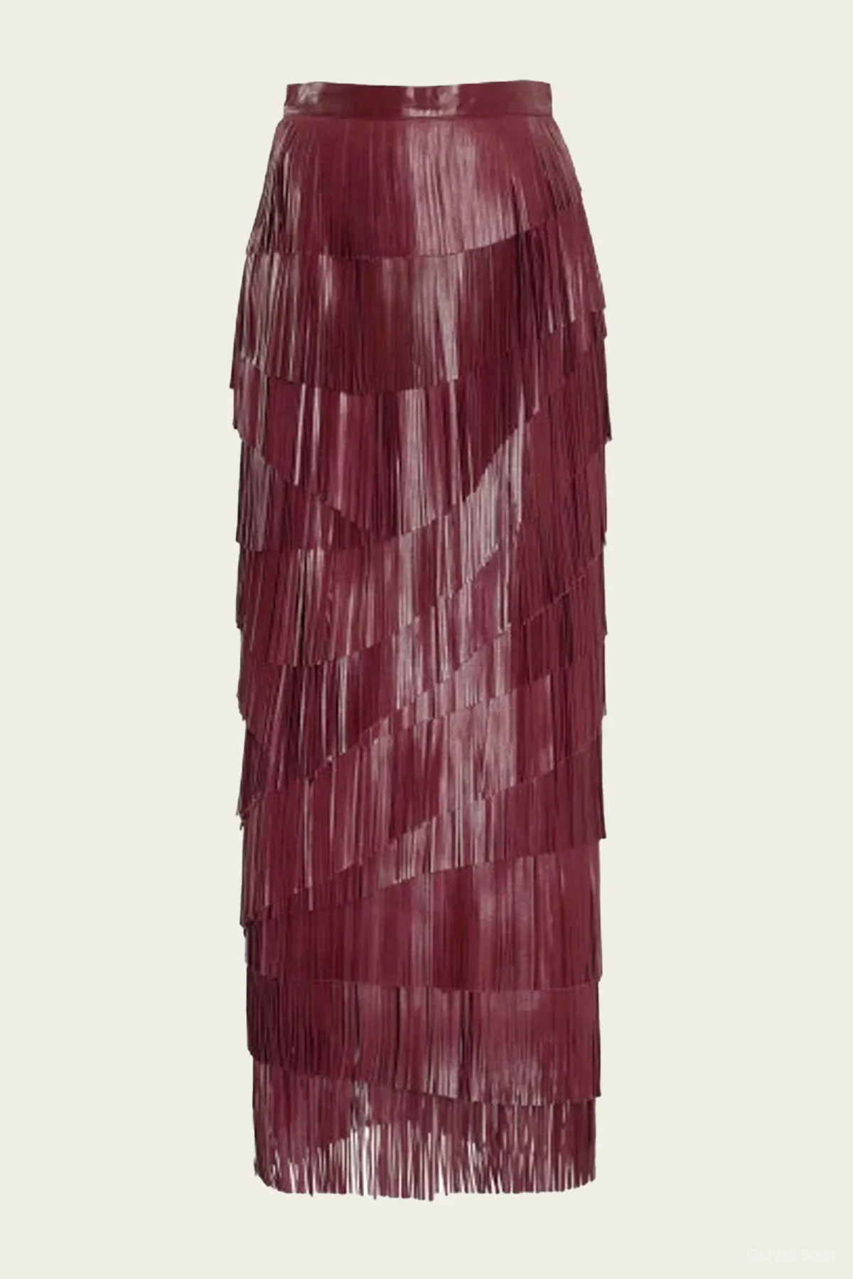 Therese Skirt in Garnet