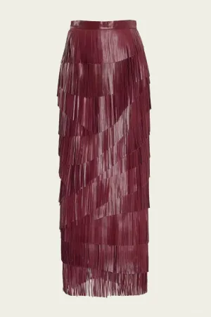 Therese Skirt in Garnet