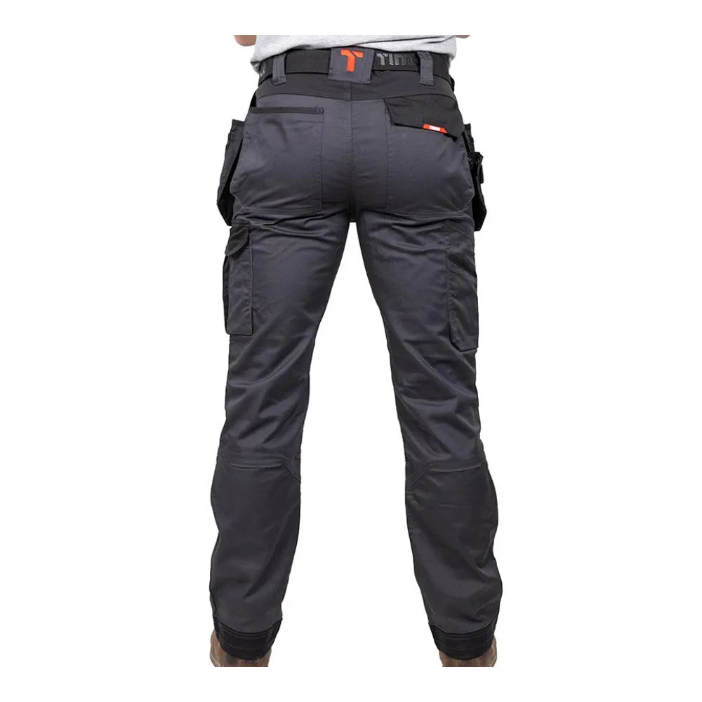 TIMCO Craftsman Trousers (Grey/Black) - 32" Leg