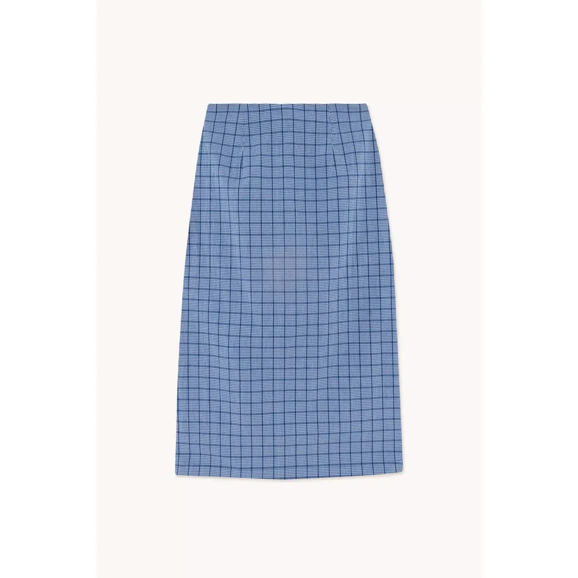 Tiny Cottons Woman - The Tiny Big Sister - Check midi skirt - blue