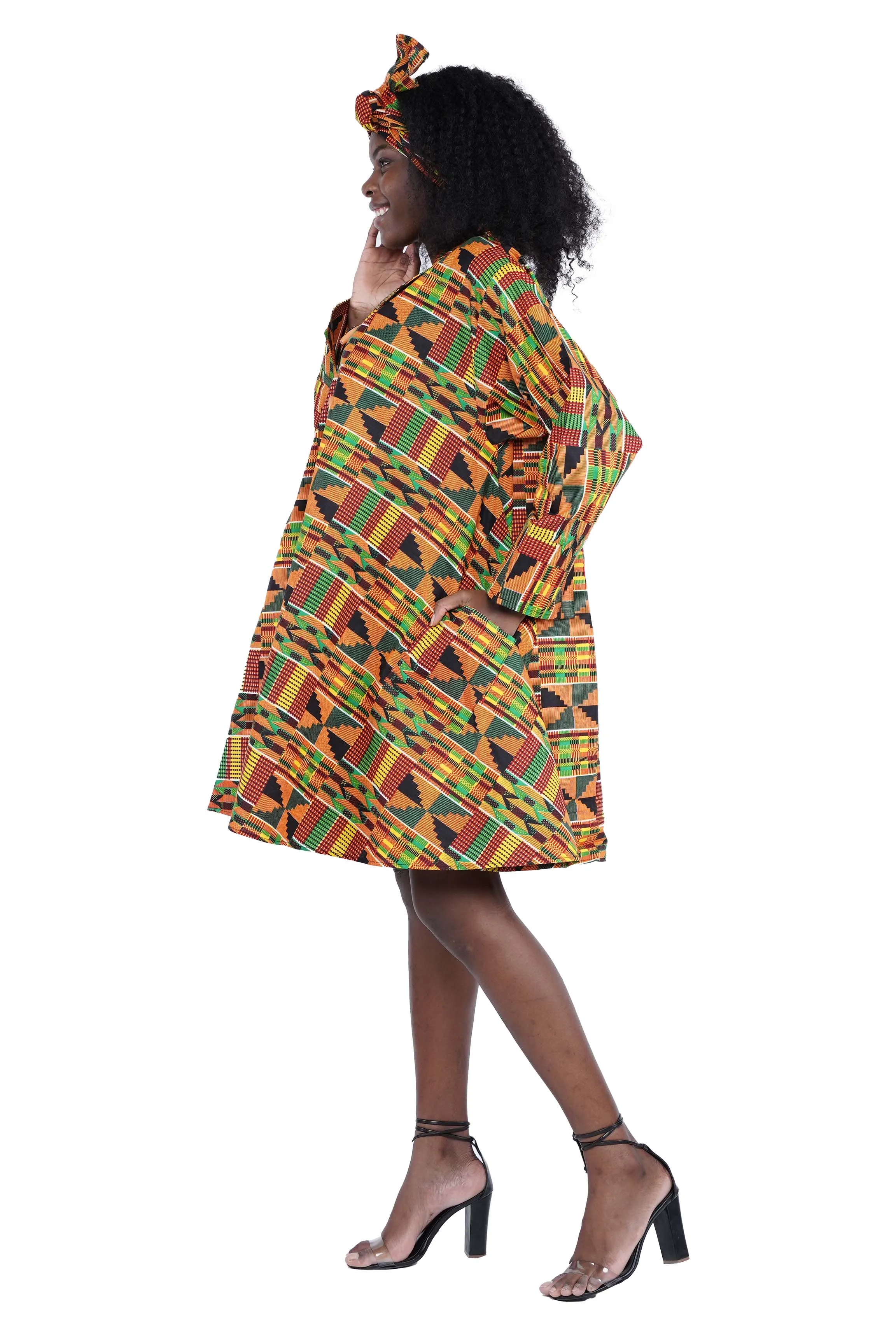 Toggle Button Ladies Dress
