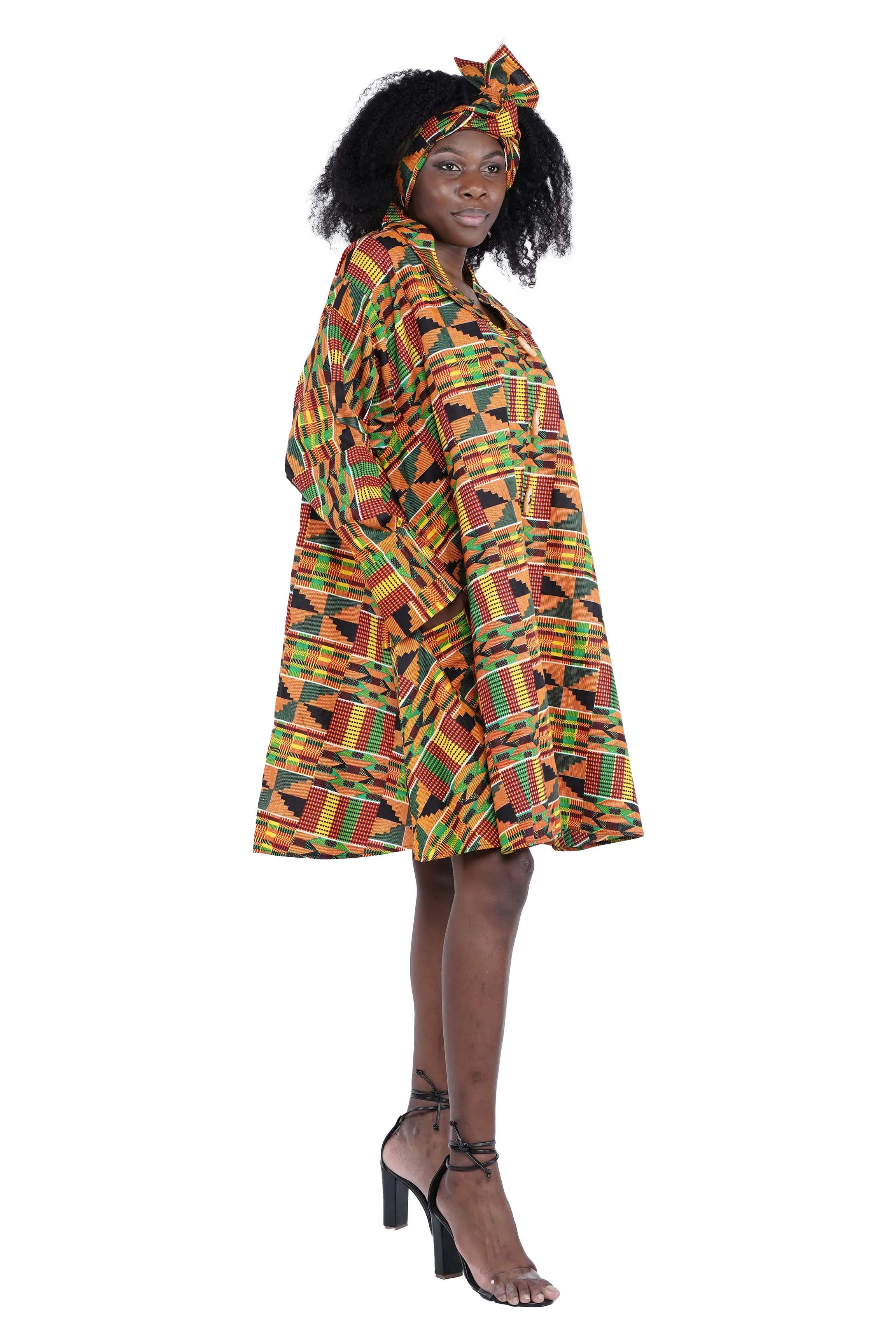 Toggle Button Ladies Dress