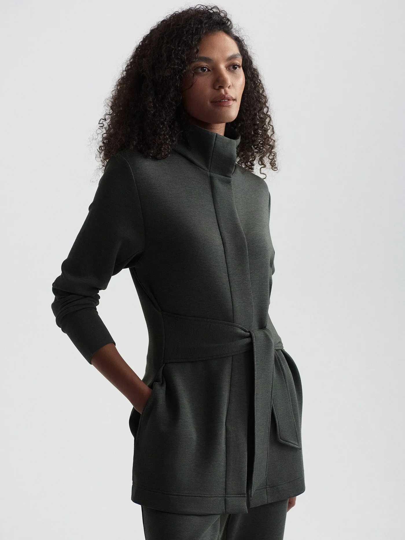 Varley Anset Jacket in Olive Marl