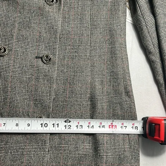 VTG Brooks Brothers Makers Union Made USA Double-Breasted Wool Top Coat Womens M