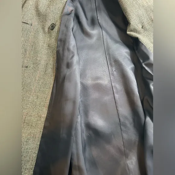 VTG Brooks Brothers Makers Union Made USA Double-Breasted Wool Top Coat Womens M