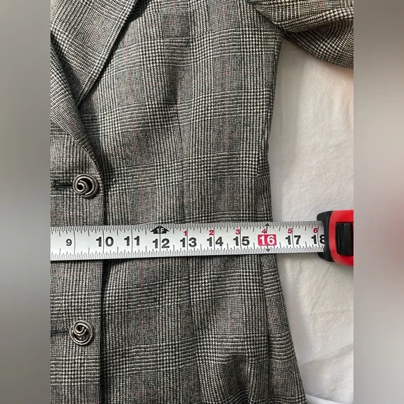 VTG Brooks Brothers Makers Union Made USA Double-Breasted Wool Top Coat Womens M