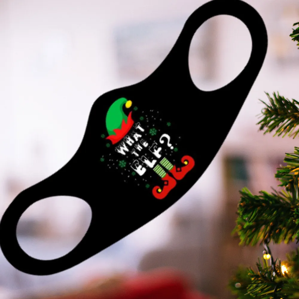 What The Elf Christmas Fitted Face Mask And Covering