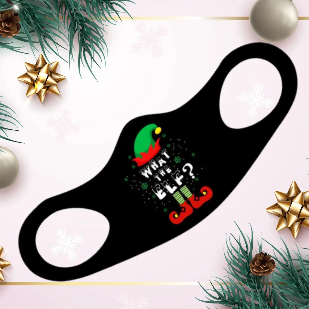 What The Elf Christmas Fitted Face Mask And Covering