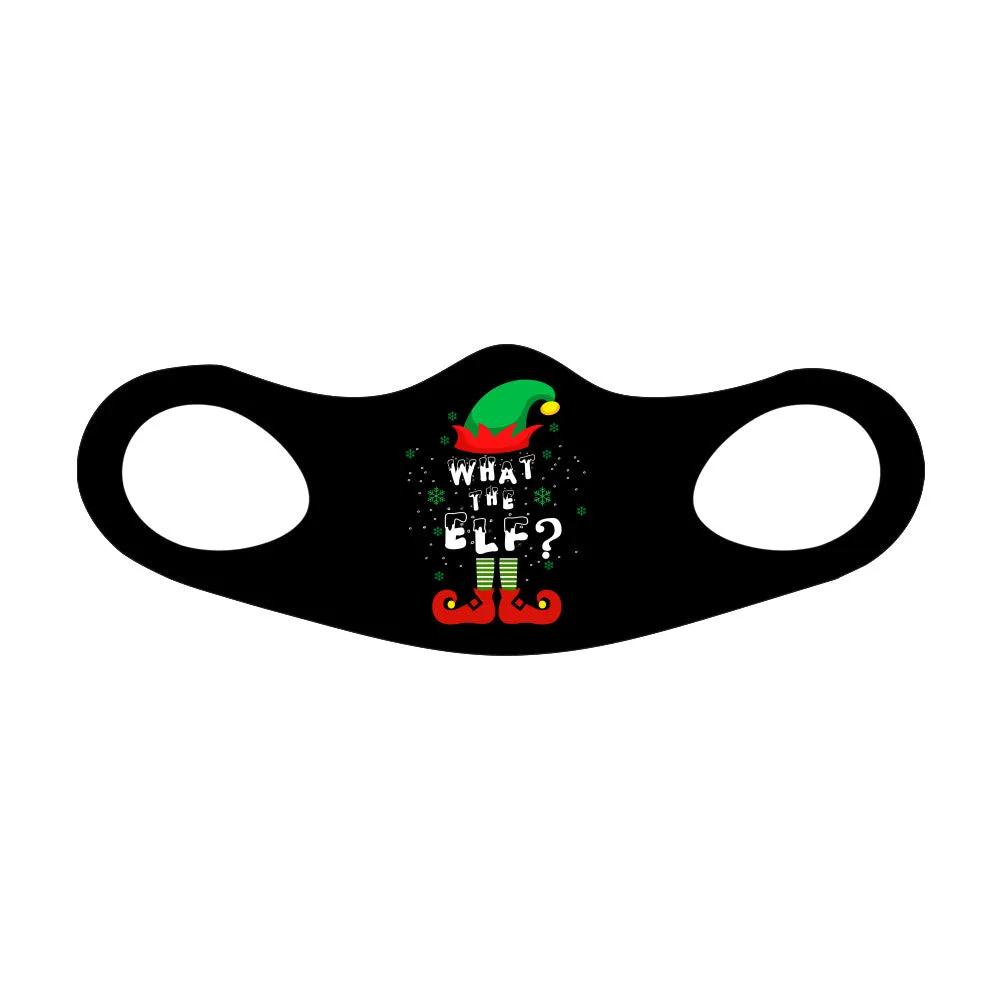 What The Elf Christmas Fitted Face Mask And Covering