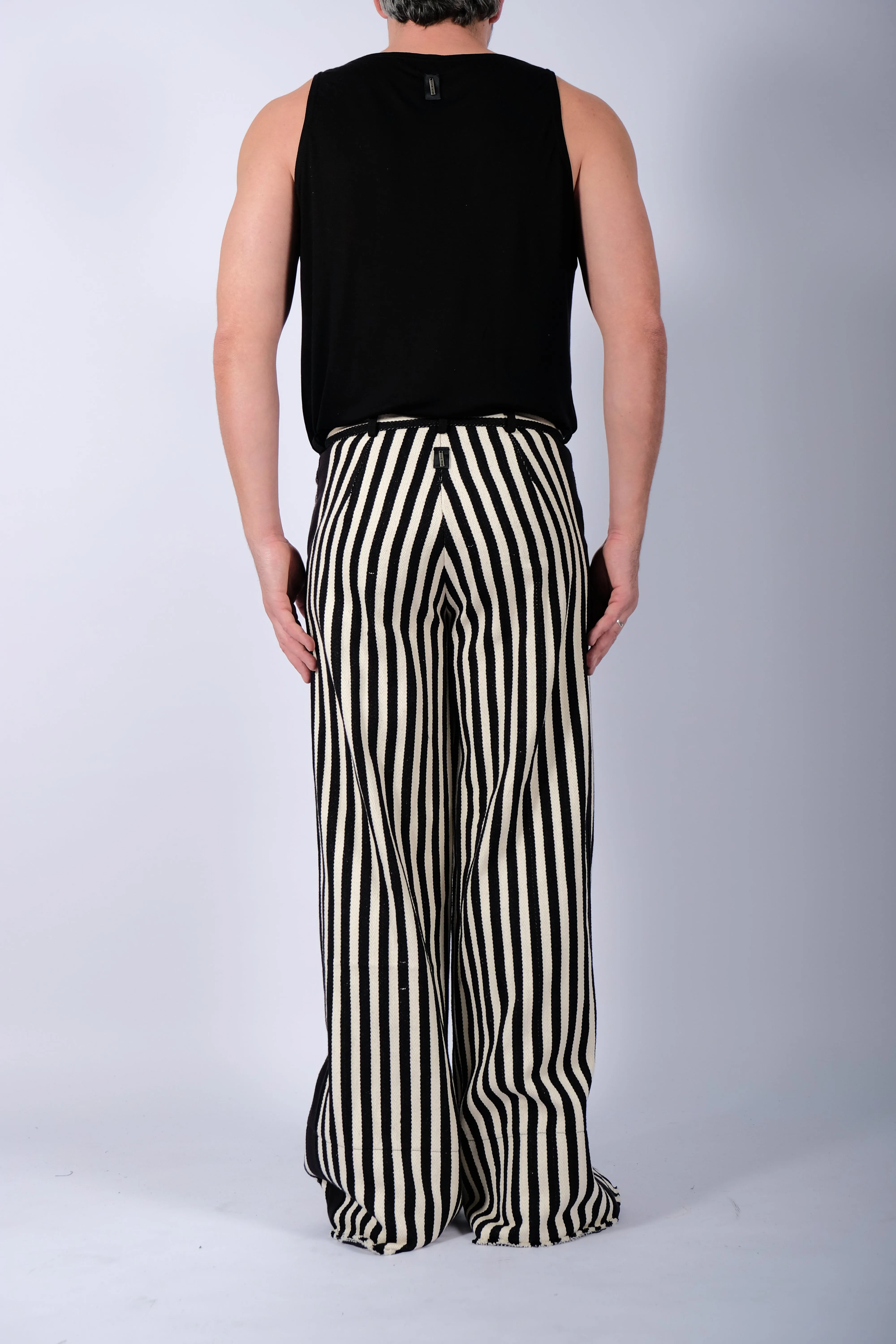 Wide Stripe Trousers