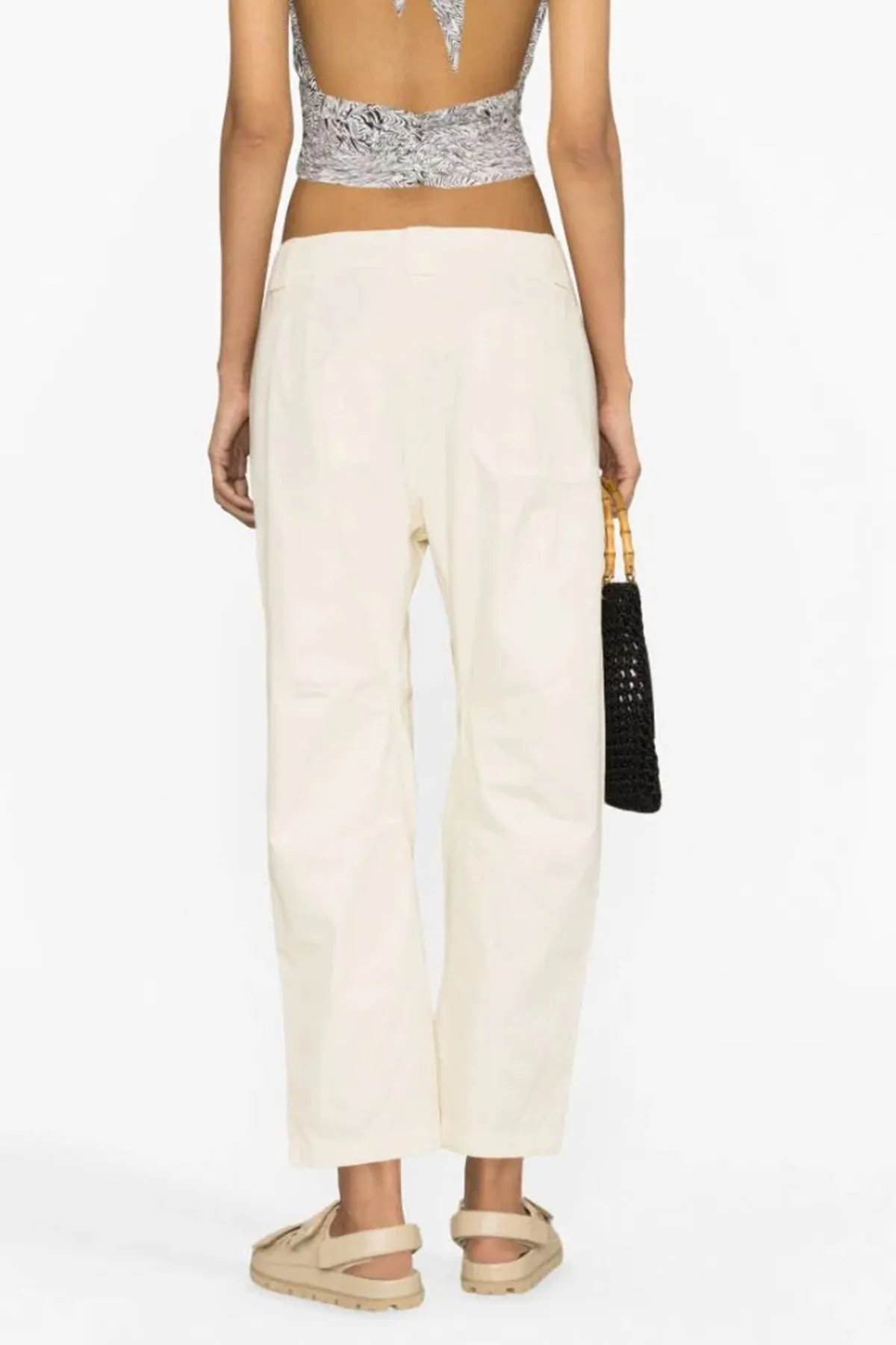 Women's Leyton Workwear Pant in Ivory