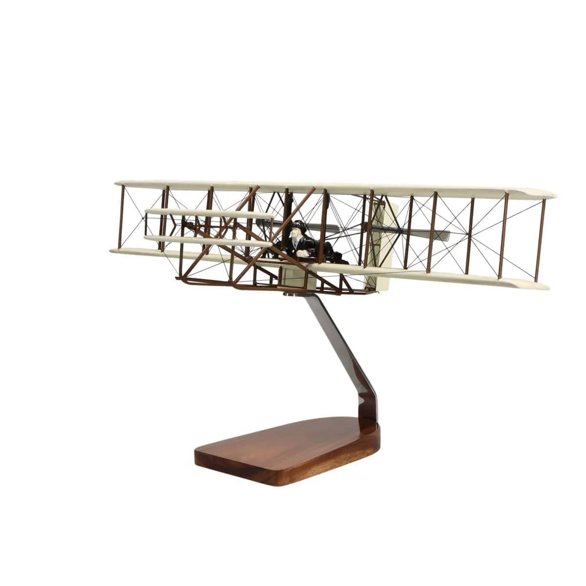 Wright Flyer "Orville and Wilbur Wright" (High Detail) Large Mahogany Model