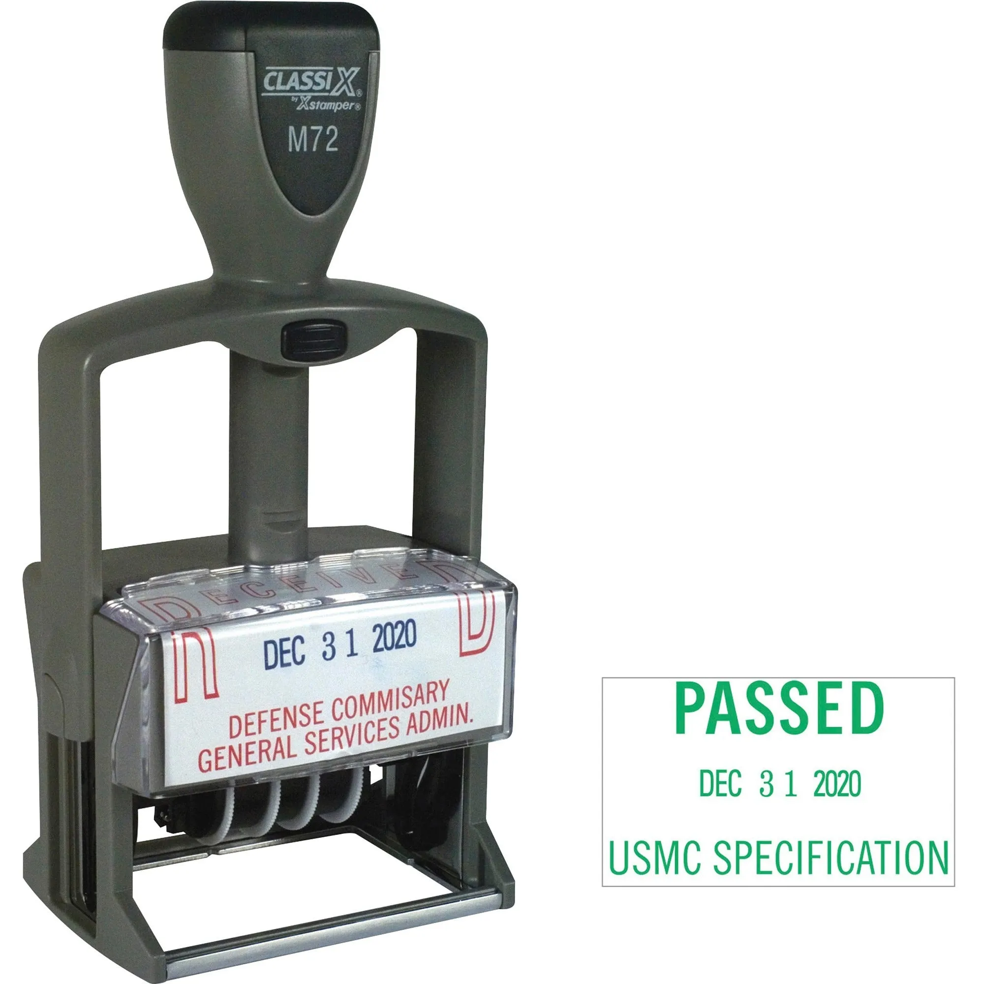 Xstamper Plastic Self-inking Date Stamp