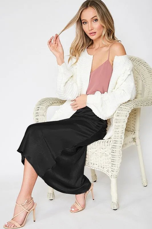 ZEPPLIN SATIN SKIRT