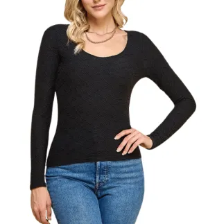 Zoey Fitted Scoop Top